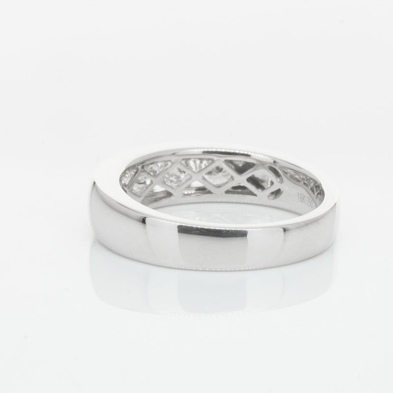 18ct White Gold 1.01ct Diamond Loire Ring-Ring-Walker & Hall