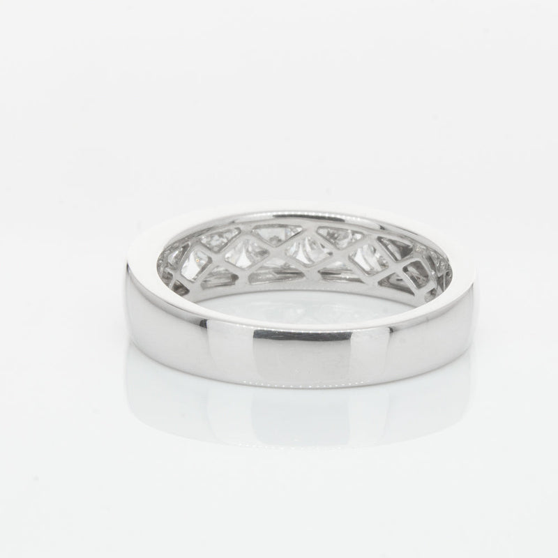 18ct White Gold 1.01ct Diamond Loire Ring-Ring-Walker & Hall