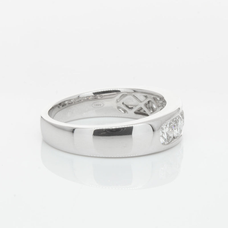 18ct White Gold 1.01ct Diamond Loire Ring-Ring-Walker & Hall