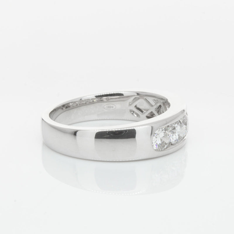 18ct White Gold 1.01ct Diamond Loire Ring-Ring-Walker & Hall