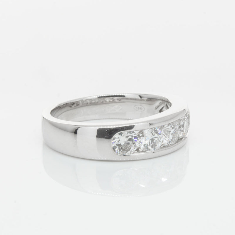 18ct White Gold 1.01ct Diamond Loire Ring-Ring-Walker & Hall