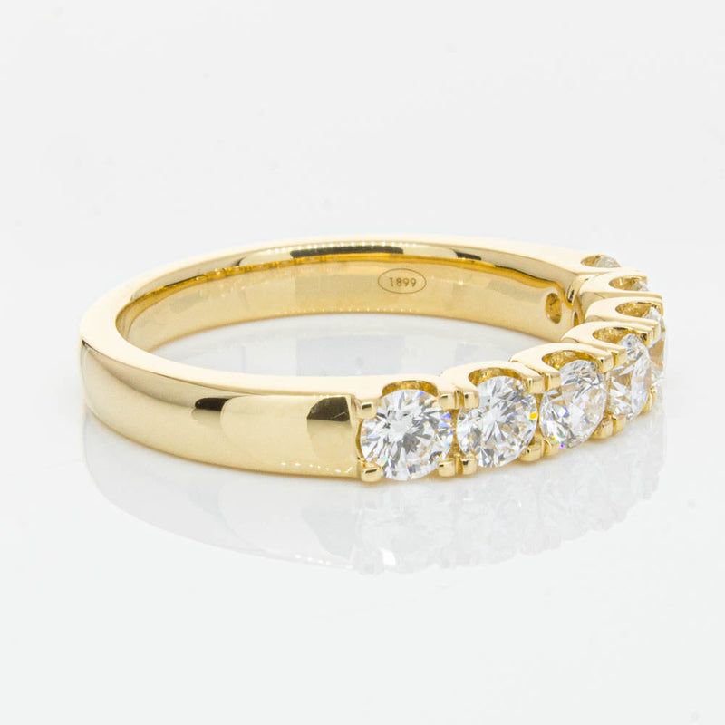 18ct Yellow Gold 1.00ct Diamond Rialto Ring-Ring-Walker & Hall