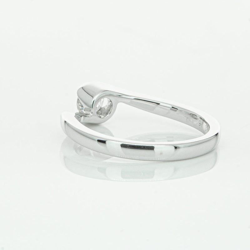 18ct White Gold .35ct Diamond Embrace Ring-Ring-Walker & Hall