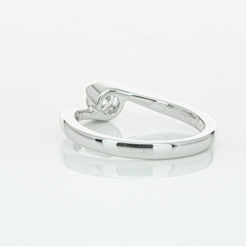 18ct White Gold .35ct Diamond Embrace Ring-Ring-Walker & Hall