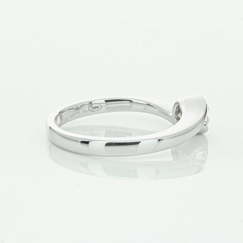 18ct White Gold .35ct Diamond Embrace Ring-Ring-Walker & Hall