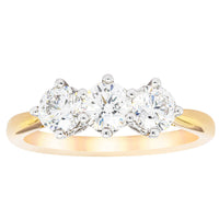 18ct Yellow Gold 1.26ct Diamond Coronado Ring-Ring-Walker & Hall