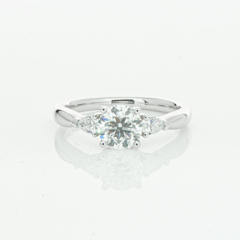 18ct White Gold 1.01ct Diamond Ayla Ring-Ring-Walker & Hall