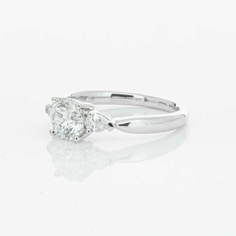 18ct White Gold 1.01ct Diamond Ayla Ring-Ring-Walker & Hall