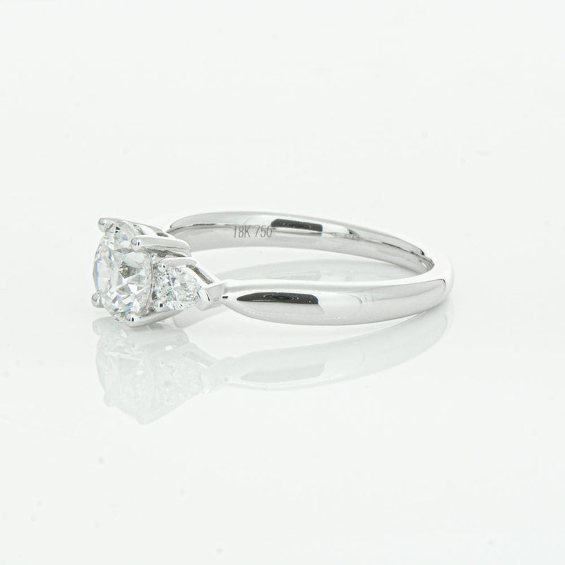 18ct White Gold 1.01ct Diamond Ayla Ring-Ring-Walker & Hall