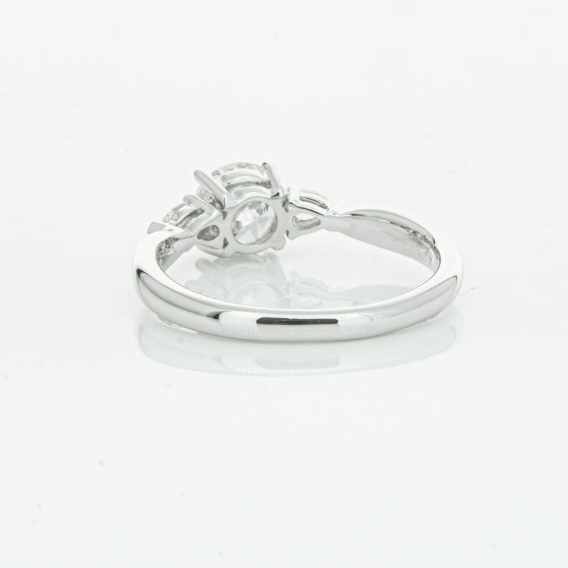 18ct White Gold 1.01ct Diamond Ayla Ring-Ring-Walker & Hall