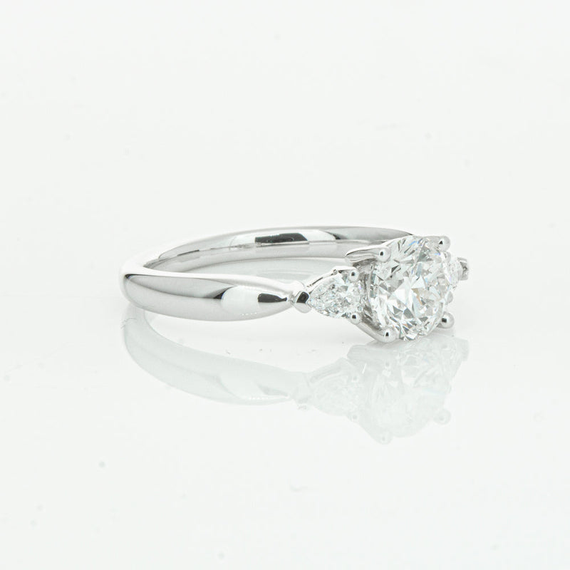18ct White Gold 1.01ct Diamond Ayla Ring-Ring-Walker & Hall
