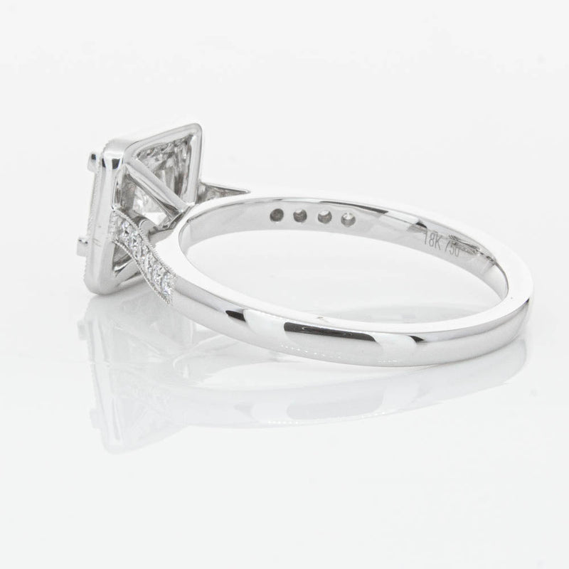 18ct White Gold 1.00ct Princess Cut Diamond Mandalay Ring-Ring-Walker & Hall