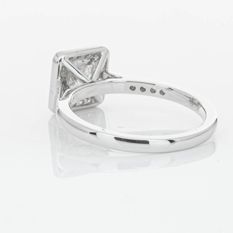 18ct White Gold 1.00ct Princess Cut Diamond Mandalay Ring-Ring-Walker & Hall