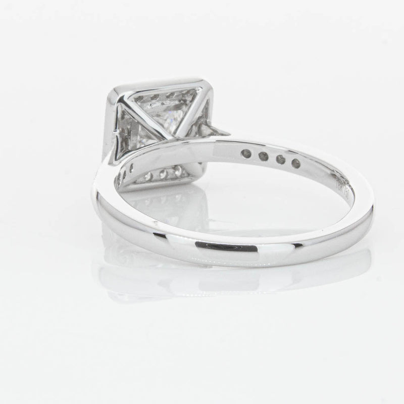 18ct White Gold 1.00ct Princess Cut Diamond Mandalay Ring-Ring-Walker & Hall