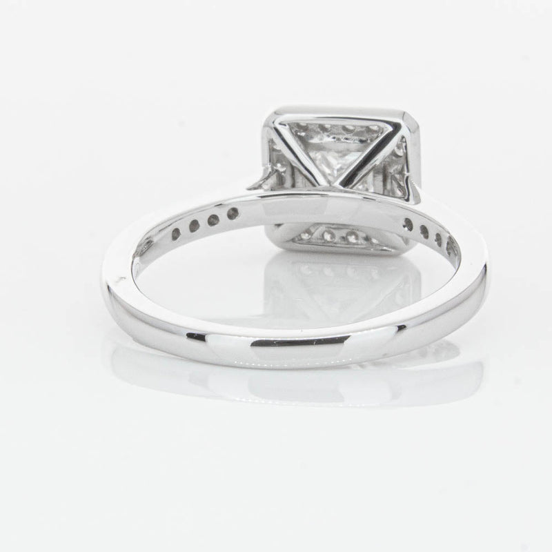 18ct White Gold 1.00ct Princess Cut Diamond Mandalay Ring-Ring-Walker & Hall