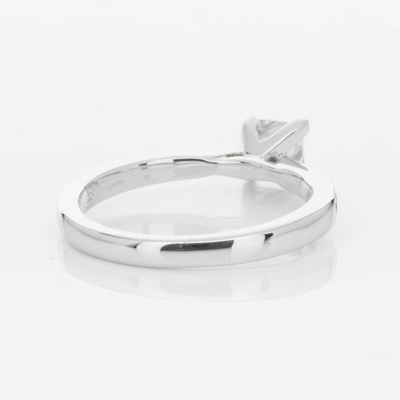 18ct White Gold .70ct Princess Cut Diamond Zenith Ring-Ring-Walker & Hall