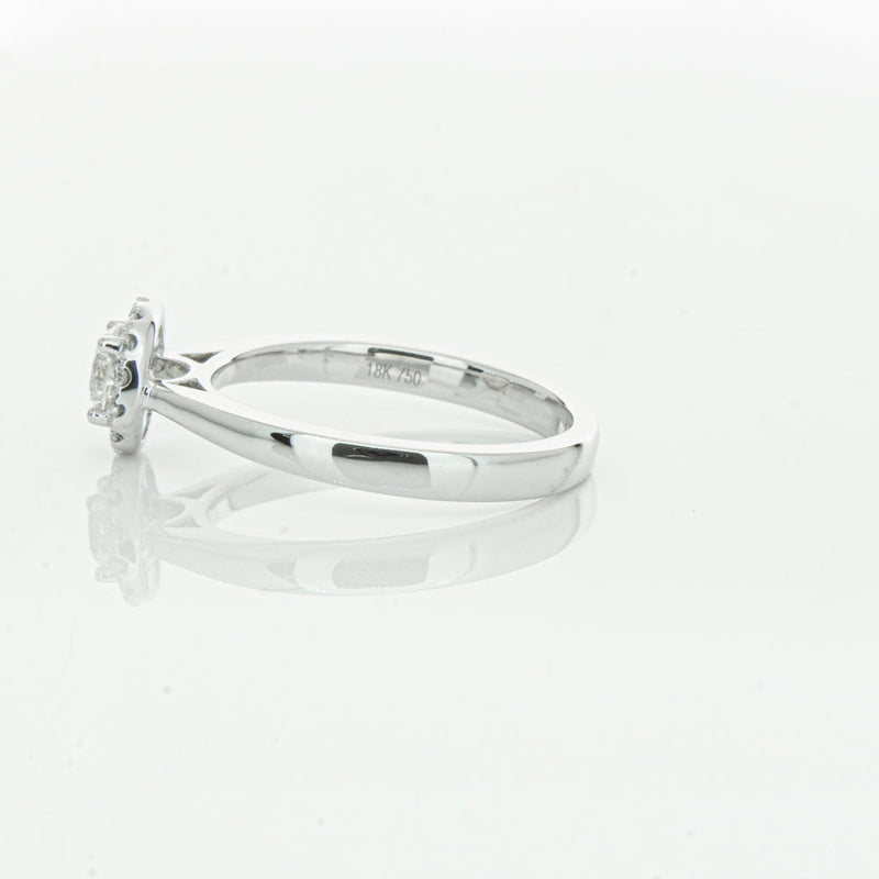 18ct White Gold .41ct Diamond Nina Ring-Ring-Walker & Hall