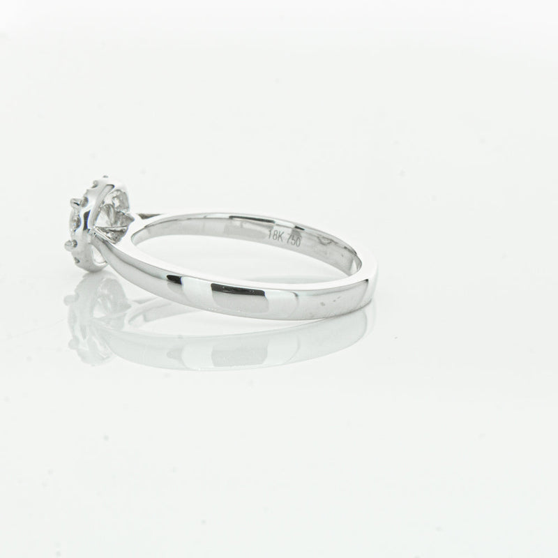 18ct White Gold .41ct Diamond Nina Ring-Ring-Walker & Hall