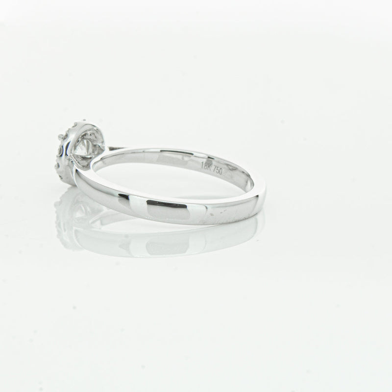 18ct White Gold .41ct Diamond Nina Ring-Ring-Walker & Hall