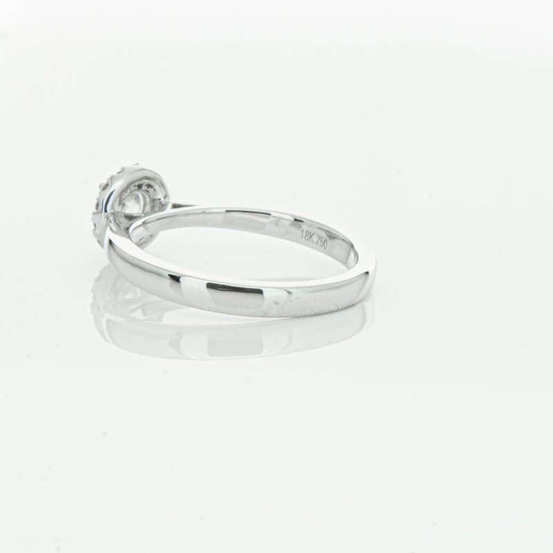 18ct White Gold .41ct Diamond Nina Ring-Ring-Walker & Hall