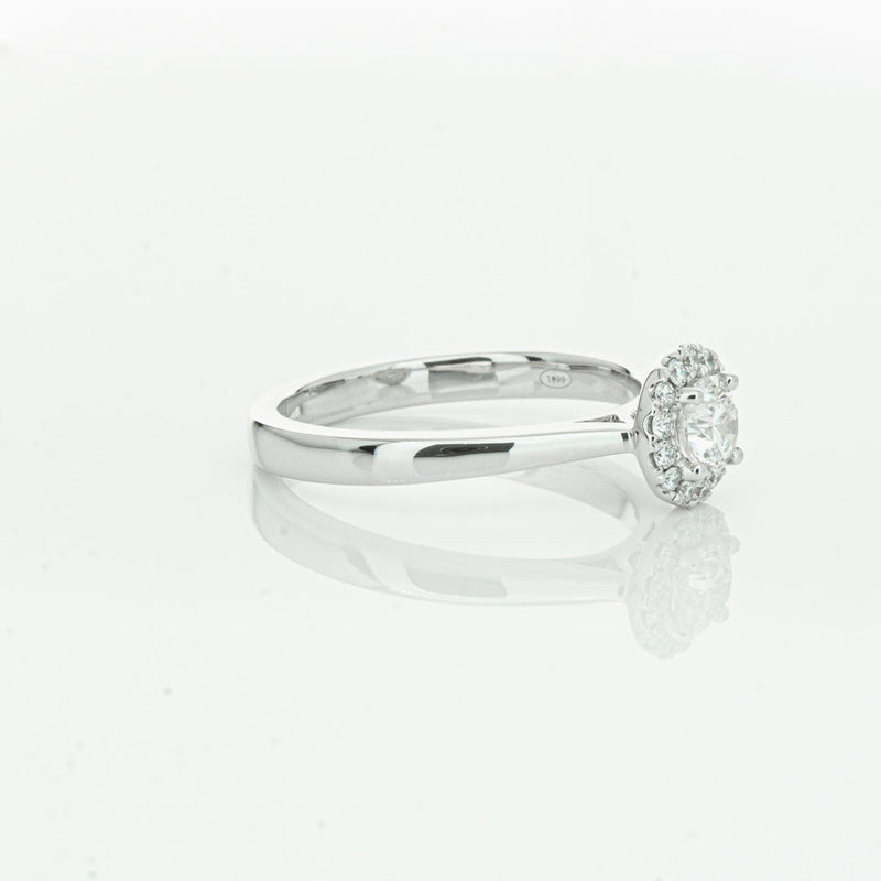18ct White Gold .41ct Diamond Nina Ring-Ring-Walker & Hall