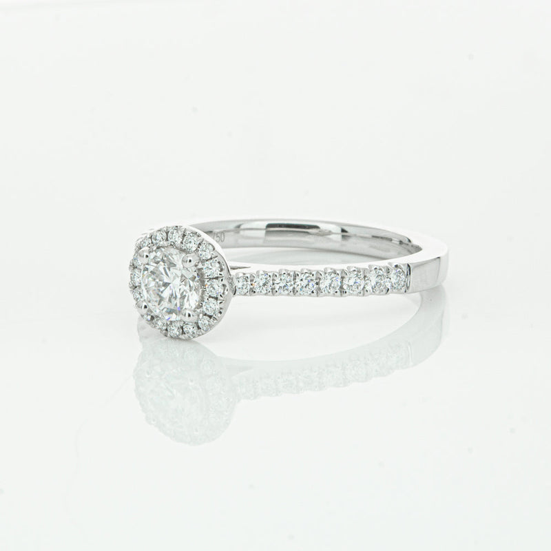 18ct White Gold .40ct Diamond Lola Ring-Ring-Walker & Hall