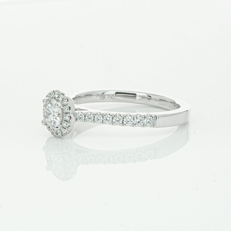18ct White Gold .40ct Diamond Lola Ring-Ring-Walker & Hall