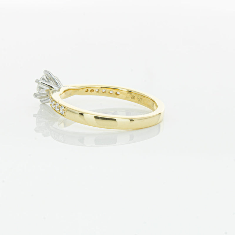 18ct Yellow Gold .50ct Diamond Zenith Ring-Ring-Walker & Hall