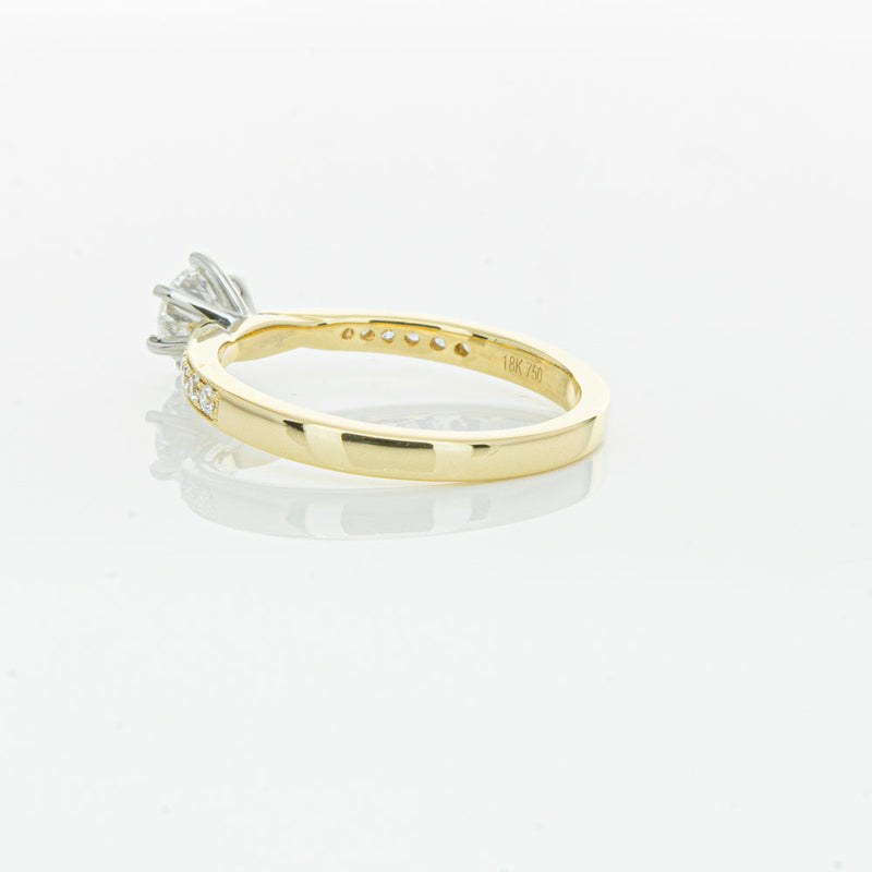 18ct Yellow Gold .50ct Diamond Zenith Ring-Ring-Walker & Hall