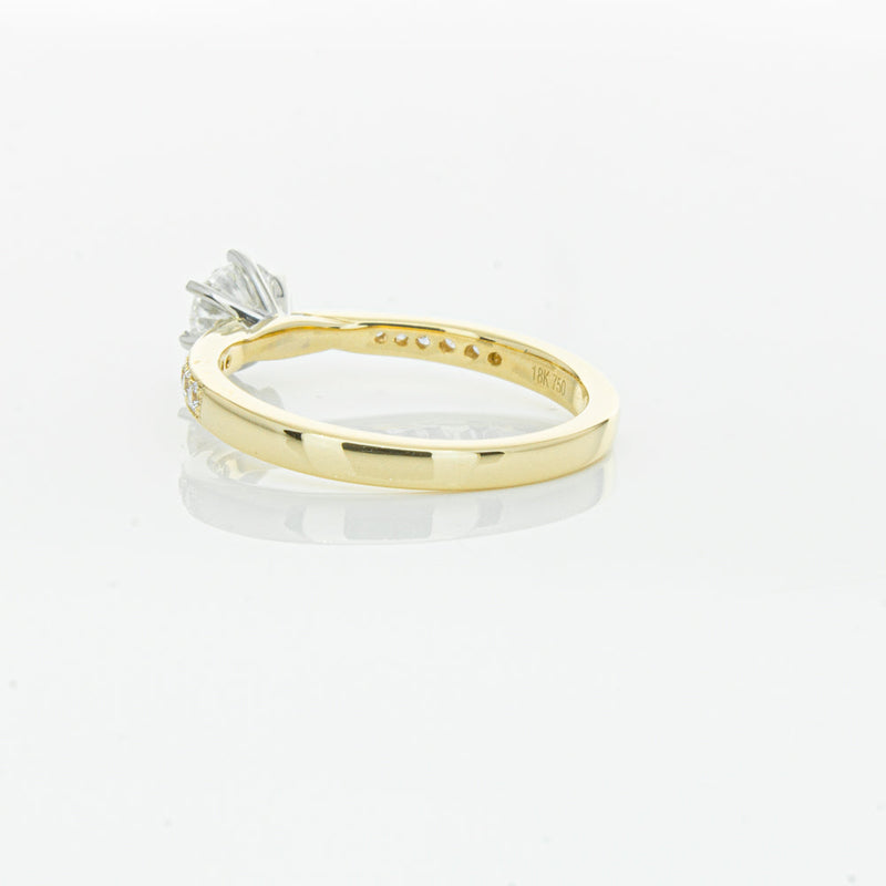 18ct Yellow Gold .50ct Diamond Zenith Ring-Ring-Walker & Hall