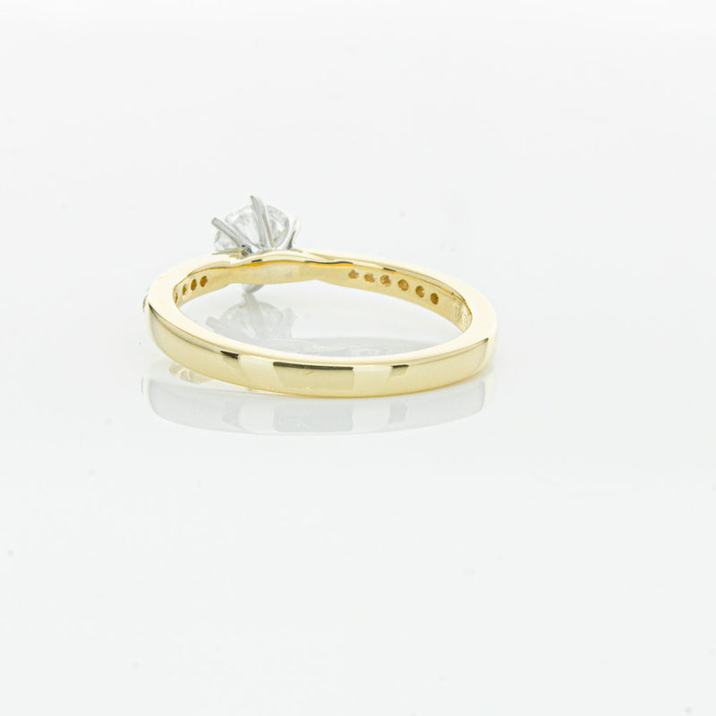 18ct Yellow Gold .50ct Diamond Zenith Ring-Ring-Walker & Hall