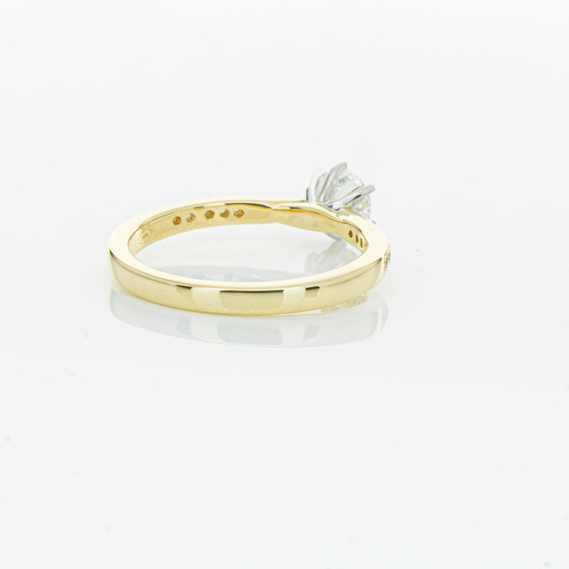 18ct Yellow Gold .50ct Diamond Zenith Ring-Ring-Walker & Hall