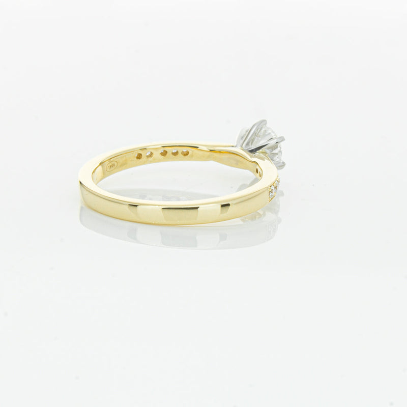 18ct Yellow Gold .50ct Diamond Zenith Ring-Ring-Walker & Hall
