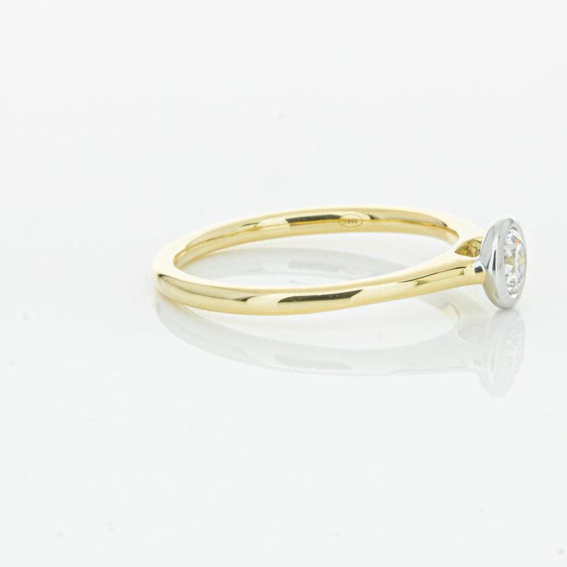 18ct Yellow Gold .30ct Diamond Natalia Ring-Ring-Walker & Hall
