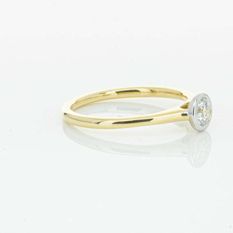 18ct Yellow Gold .30ct Diamond Natalia Ring-Ring-Walker & Hall