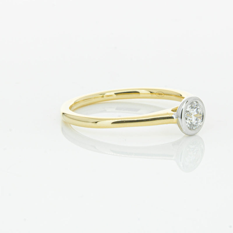18ct Yellow Gold .30ct Diamond Natalia Ring-Ring-Walker & Hall