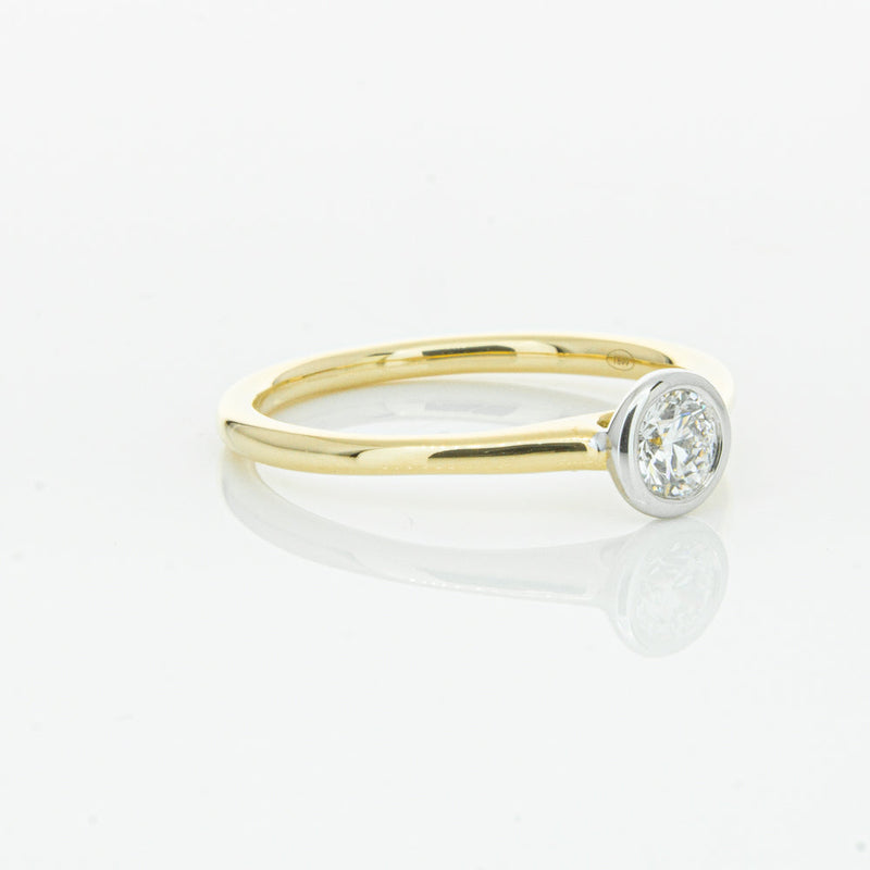 18ct Yellow Gold .30ct Diamond Natalia Ring-Ring-Walker & Hall