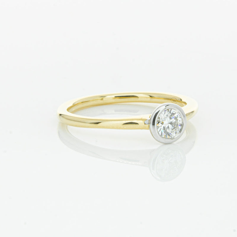 18ct Yellow Gold .30ct Diamond Natalia Ring-Ring-Walker & Hall