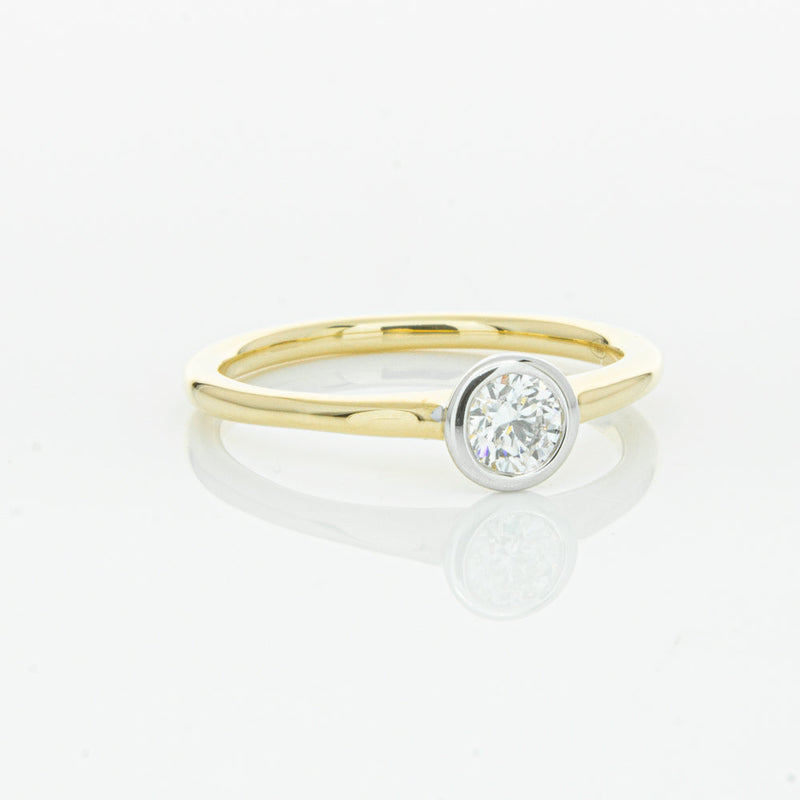 18ct Yellow Gold .30ct Diamond Natalia Ring-Ring-Walker & Hall