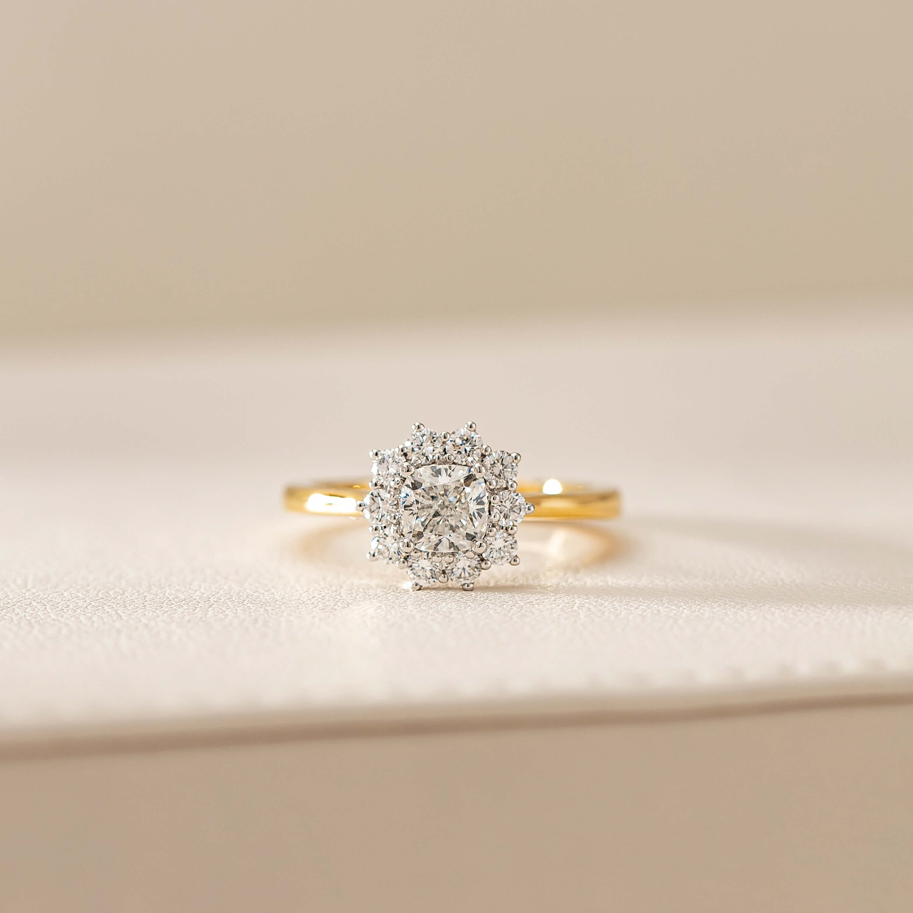 Diamond Engagement Rings NZ -Solitaire & Halo- Walker & Hall