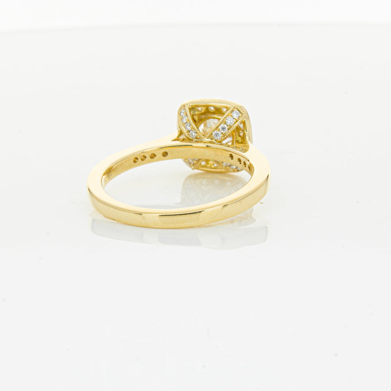 18ct Yellow Gold 1.01ct Diamond Aurora Ring-Ring-Walker & Hall