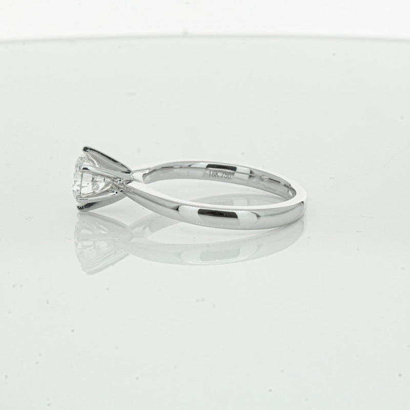 18ct White Gold 1.00ct Diamond Capri Ring-Ring-Walker & Hall