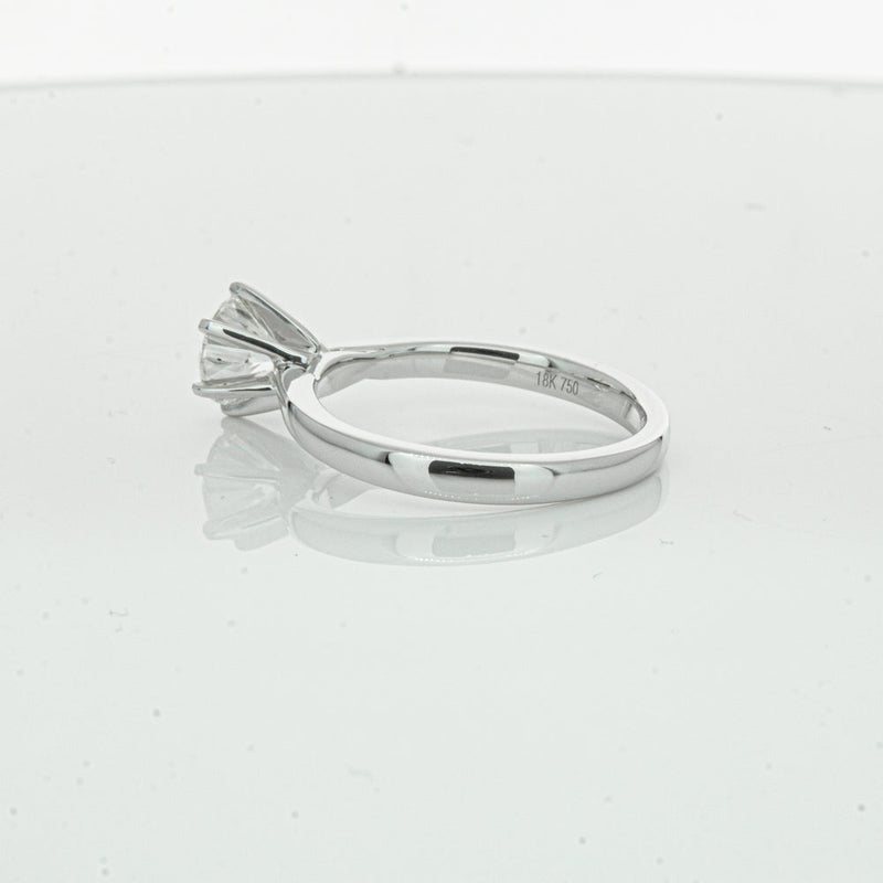 18ct White Gold 1.00ct Diamond Capri Ring-Ring-Walker & Hall