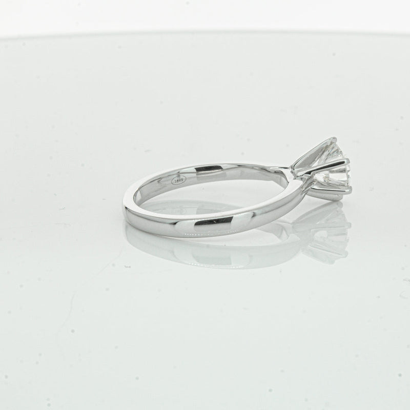 18ct White Gold 1.00ct Diamond Capri Ring-Ring-Walker & Hall