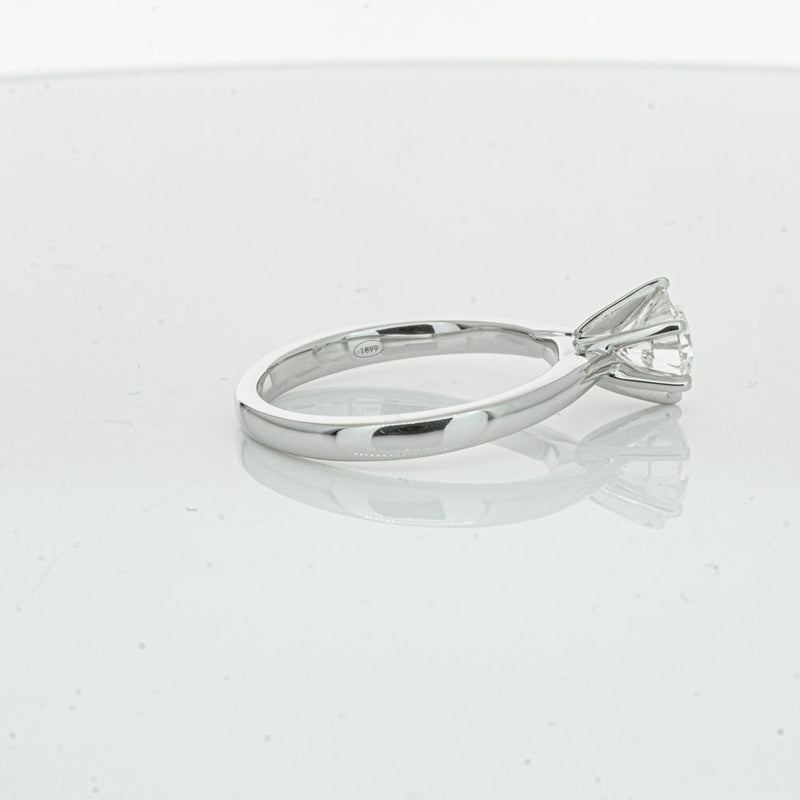 18ct White Gold 1.00ct Diamond Capri Ring-Ring-Walker & Hall