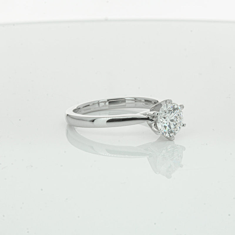 18ct White Gold 1.00ct Diamond Capri Ring-Ring-Walker & Hall