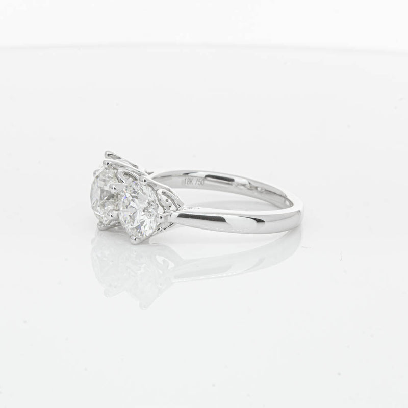 18ct White Gold 3.02ct Diamond Coronado Ring-Ring-Walker & Hall