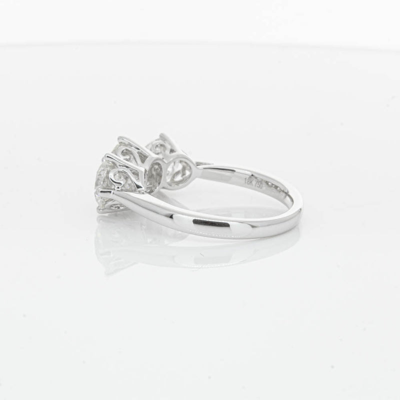 18ct White Gold 3.02ct Diamond Coronado Ring-Ring-Walker & Hall