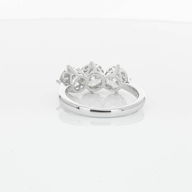 18ct White Gold 3.02ct Diamond Coronado Ring-Ring-Walker & Hall