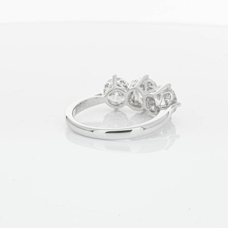 18ct White Gold 3.02ct Diamond Coronado Ring-Ring-Walker & Hall